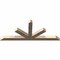 Ekena Millwork Saratoga Smooth Timber Gable Bracket, Douglas Fir, 60"W x 25"H x 3 1/2"D x 3 1/2"F, 10/12 Pitch GBW060X25X0404SAR00SDF - alternate 4